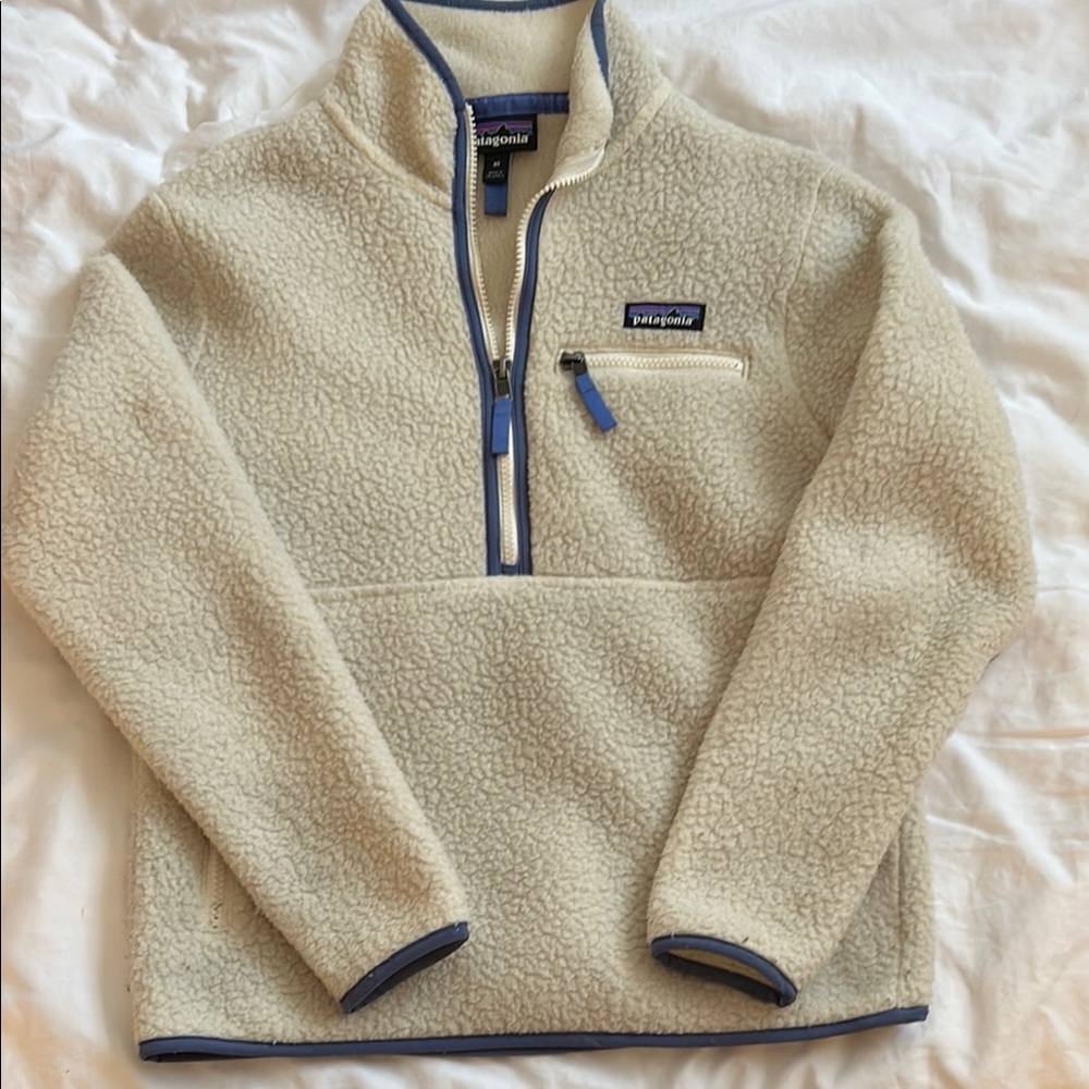 Patagonia Cream Fleece Pullover